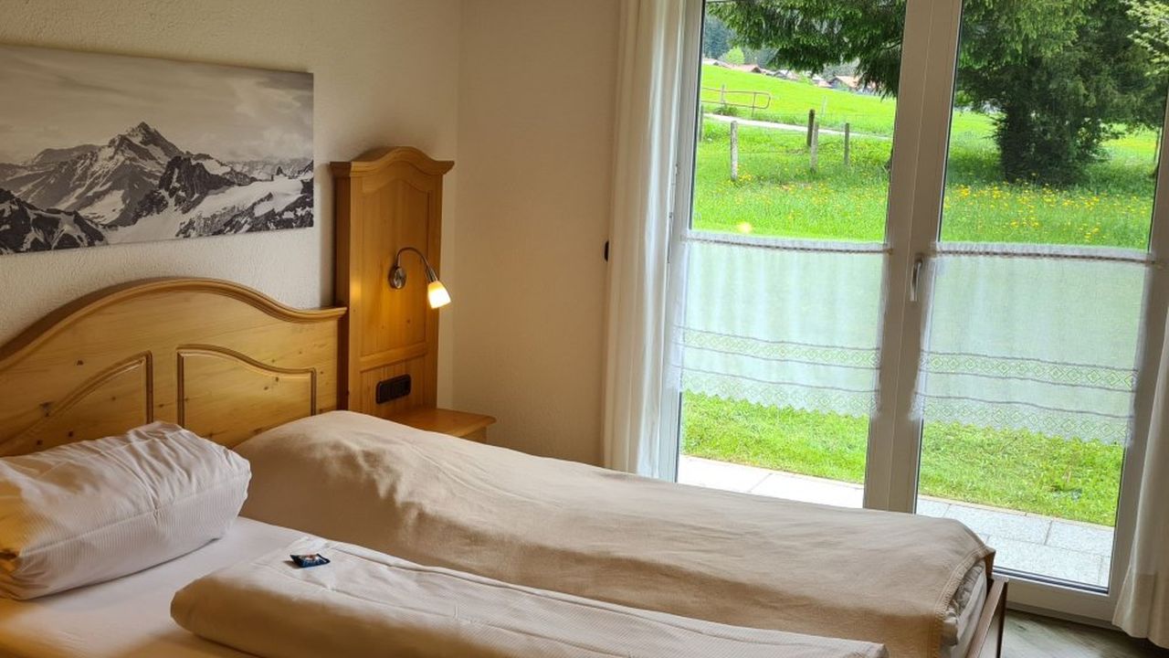 Schlafzimmer mit Tarrassenzugang Schlafzimmer mit Tarrassenzugang